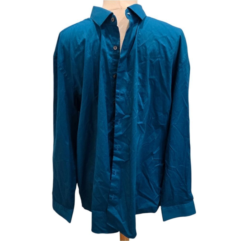 J. Ferrar stretch long sleeve button up shirt sz 2xl